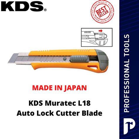 Kds Cutter Knife L Auto Lock Heavy Duty Made In Japan Shopee Malaysia