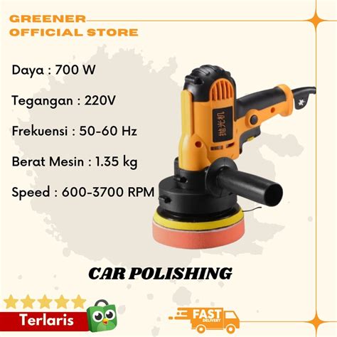 Jual Toughman Car Polisher Waxing Machine Mesin Polish Poles Body Mobil