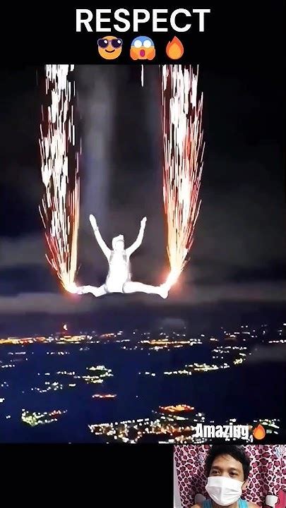 Respect 💯😱🔥 Skydiving With Fire🔥 Youtube