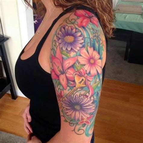 Flower Half Sleeve Tattoos For Women Half Sleeve Half Sleeve Tattoos Color Sleeve Tattoos