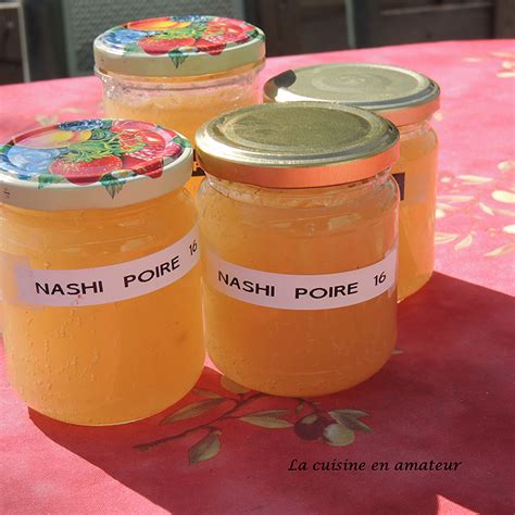 Recette Confiture De Nashis Et Poires Au Micro Ondes Facile Rapide