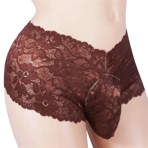 Calcinha sensual para homens lingerie erótica para interior do pênis