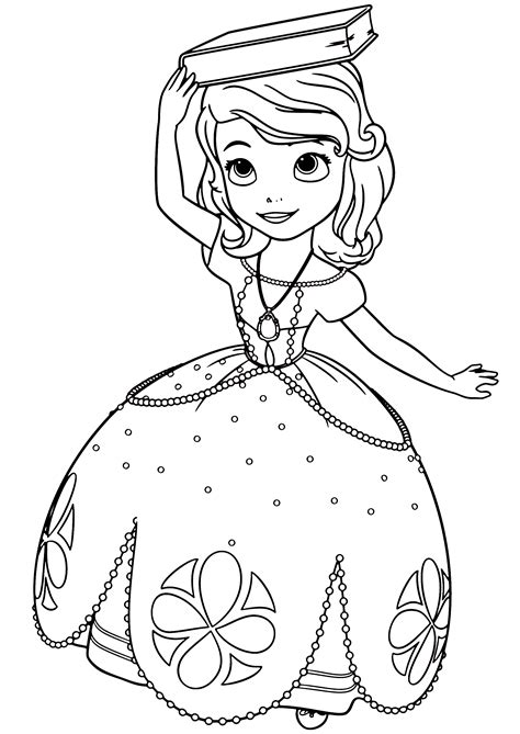 Princess Sofia Coloring Pages Printable Coloring Pages