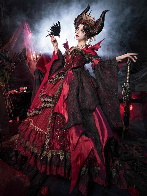 [$654.00]Red Gorgeous Hanayome Boned Corset Bodice One Piece + Dragon