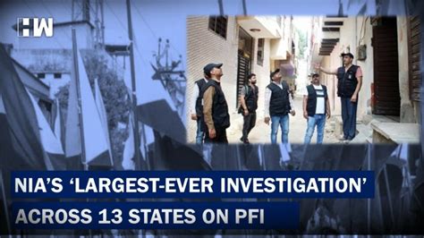 Over Pfi Members Arrested From Across India As Nia Ed Crack Down