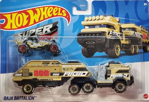 خرید ماشین فلزی هات ویلز کامیون باجا بتالین کامیون فلزی Hot Wheels Super Baja Battalion HMF