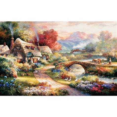 Sunset Retreat 100 Large Piece Jigsaw Puzzle Spilsbury