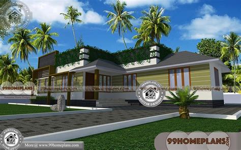 Modern 1 Storey House Designs | Kerala Style Trendy Home Plan Ideas