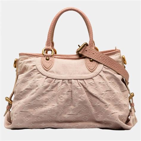 Louis Vuitton Pink Monogram Denim Neo Cabby Mm Louis Vuitton The