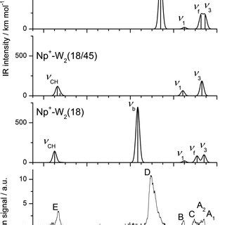 Comparison Of Experimental Irpd Spectrum Of Np W To Linear Ir