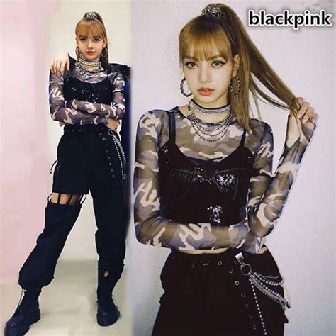 Blackpink Lisa Camo Fit ShopLook