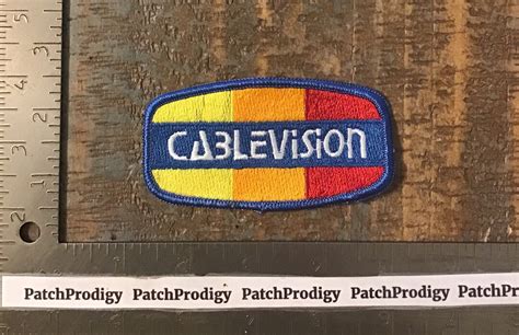 Vintage Cablevision Cable Television Tv Company Logo Iron On Patch Etsy