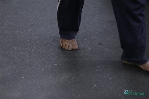 Usury Victims Hold Barefoot Justice March In Kathmandu Nisha