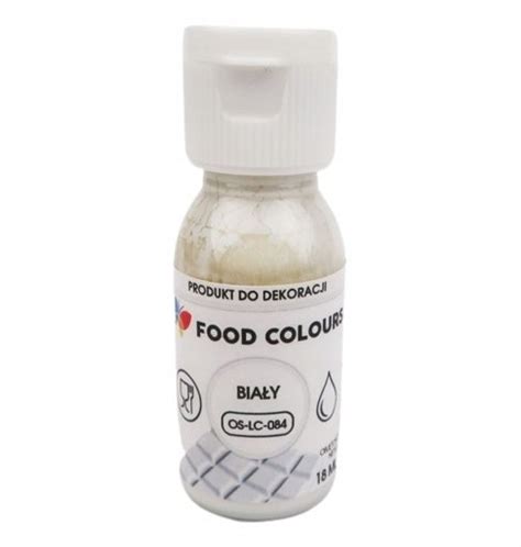 BARWNIK do czekolady i mas tłustych 18ml BIAŁY Food Colours Sklep