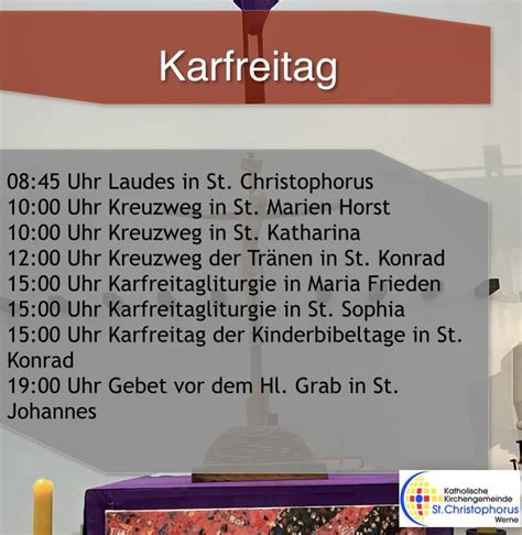 Von Gr Ndonnerstag Bis Ostermontag Feiern In Den Kirchen Werne Plus