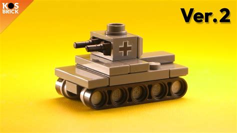 Lego Panzer Ver Tank Germany Mini Vehicles Tutorial Youtube