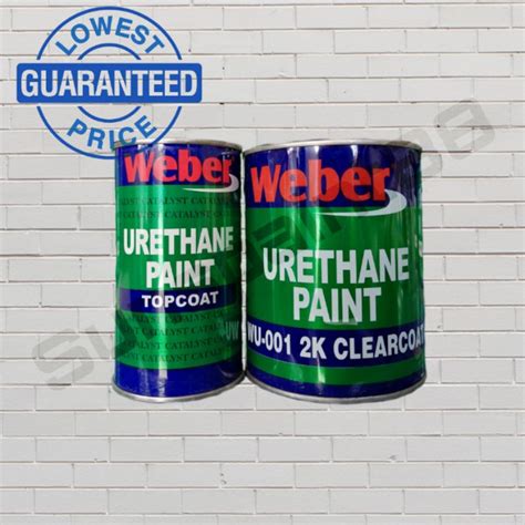 Weber Urethane Paint Wu K Clearcoat L Shopee Philippines