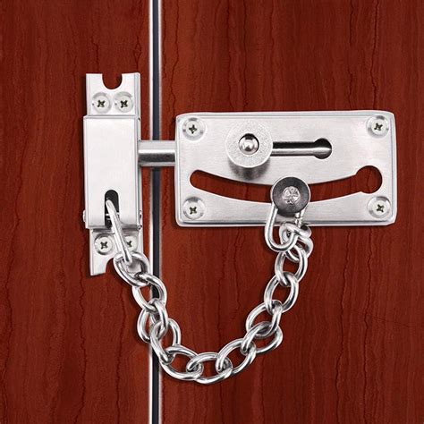 mila amaz stainless steel  bolt door chain lock latch door