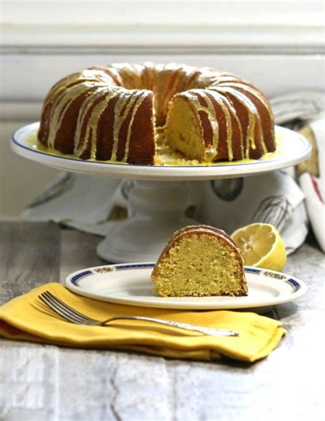 Lemon Pudding Bundt Cake Recipe With A Lemon Glaze Icing