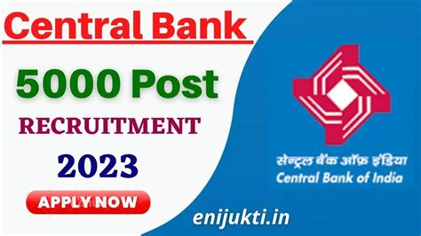 Central Bank Of India Apprentice Recruitment 2023 5000 Post