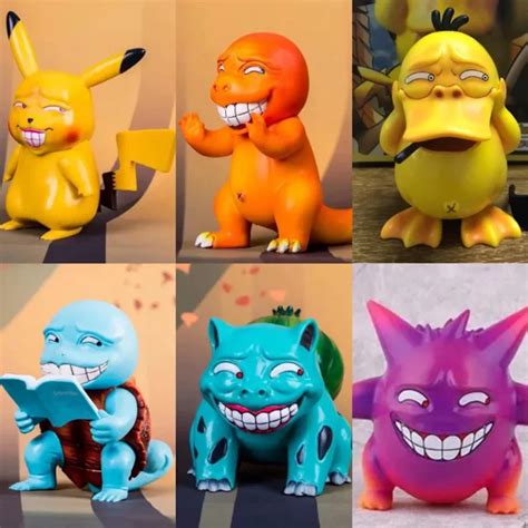 Figuras De Acci N De Pok Mon Gk Spoof Mu Ecos De Pikachu Charmander