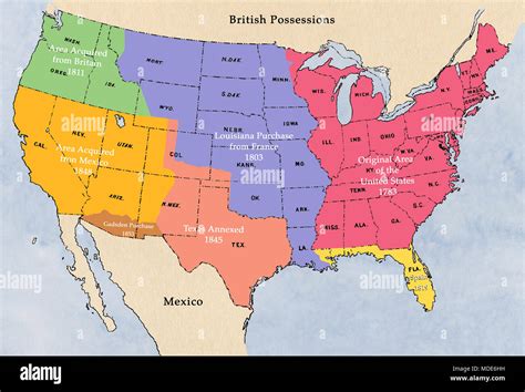 United States Land Acquisition Map