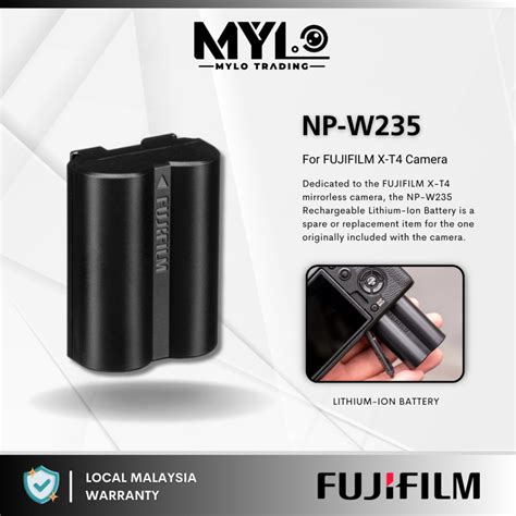 Fujifilm Np W W Lithium Ion Battery For X H S Gfx S Gfx S Ii