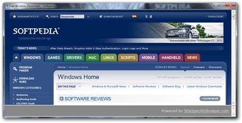 site specific browser  softpedia