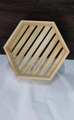 Brown Pine Wood Hamper Basket Gm Natural At Rs Piece In