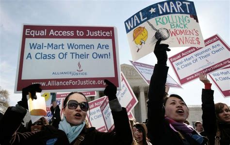 Supreme Court Rules For Wal Mart In Gender Bias Suit