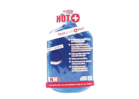 McGloins Hot Water Bottle 2 Litre Assorted Colours Healthylife