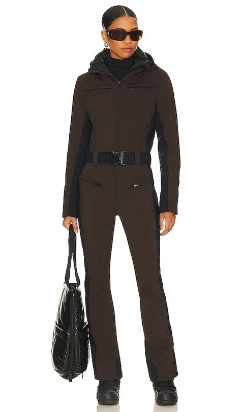 Goldbergh Parry Ski Jumpsuit In Dark Brown Revolve