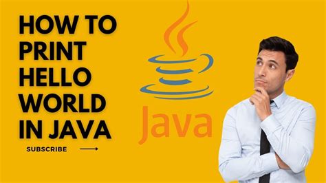 Hello World In Java How To Print In Java Hello World In Java Vs Code