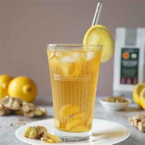 Rezept F R Eistee Gr Ner Rooibos Limone Ingwer