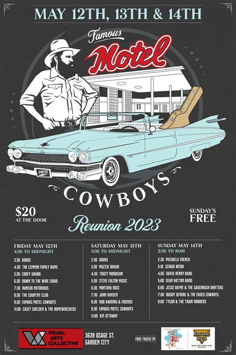 Here's the official 2023 FMC... - Famous Motel Cowboys