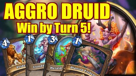 Wins Are Fast Furious Aggro Druid Castle Nathria Hearthstone