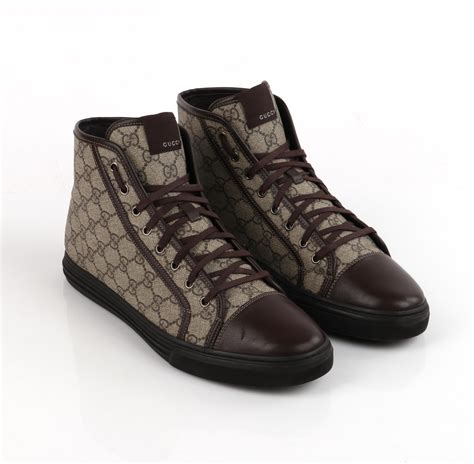 GUCCI A W 2012 California GG Guccissima Monogram Canvas High Top