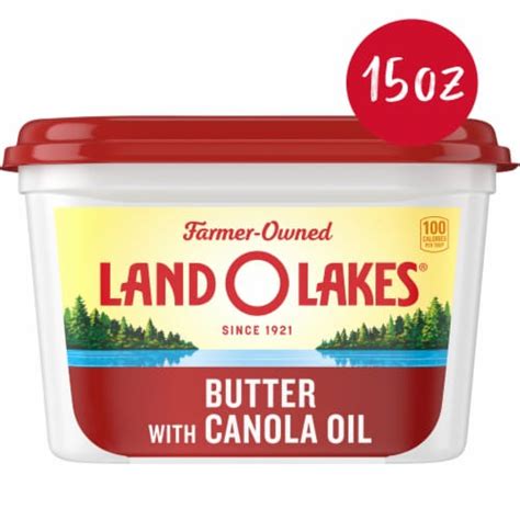 Land O Lakes Butter with Canola Oil Spreadable, 15 oz - Smith’s Food and Drug