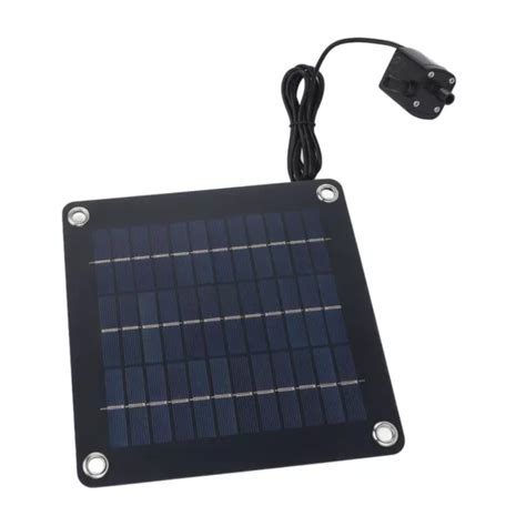 POMPE DE FONTAINE à Eau Solaire Kit De Panneau Solaire 20W Débit De