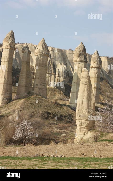 Fairy chimneys in Cappadocia Turkey Stock Photo - Alamy