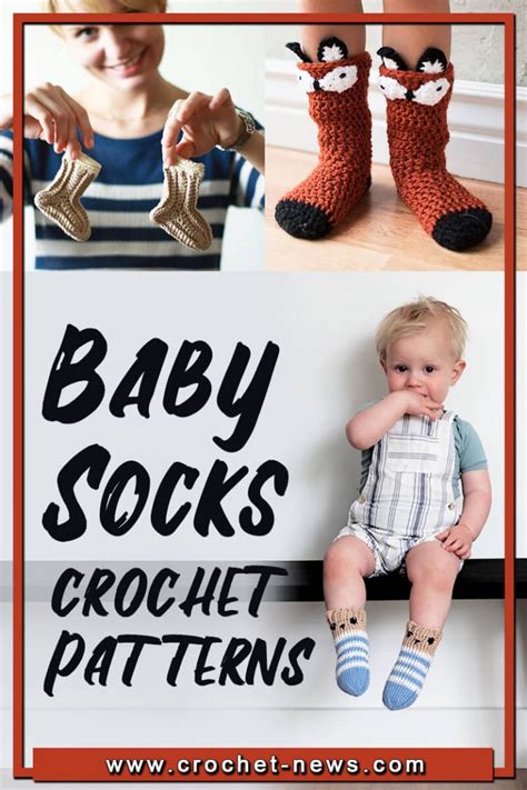 15 Crochet Baby Socks Patterns - Crochet News