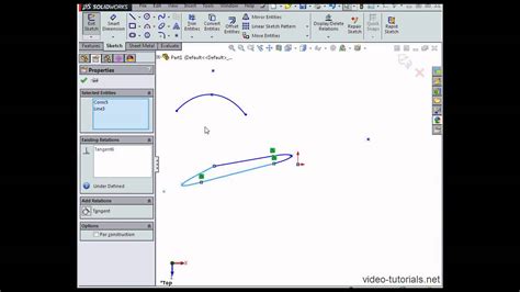 How To Create Ellipses And Conic Curves 4 Solidworks Essentials Youtube