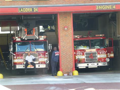 Boston Fire Engine 4 And Ladder 24 Boston Fire Department  Flickr