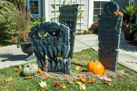 How To - DIY Halloween Tombstones | Home & Family | Hallmark Channel