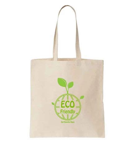 Btp White Printed Eco Friendly Cotton Carry Bags Size Dimension X