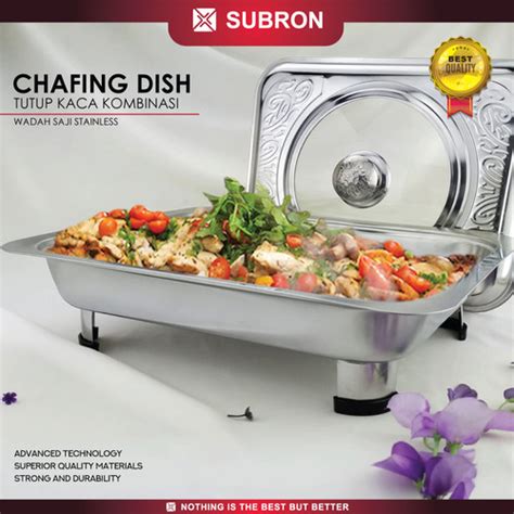 Jual SUBRON Fast Food Dish Baking Tray Tutup Kaca Kombinasi Untuk