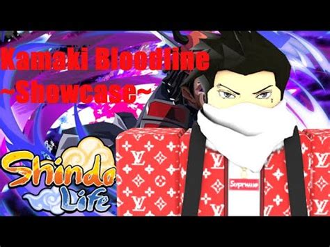 Shindo Life Kamaki Bloodline Showcase Roblox Youtube