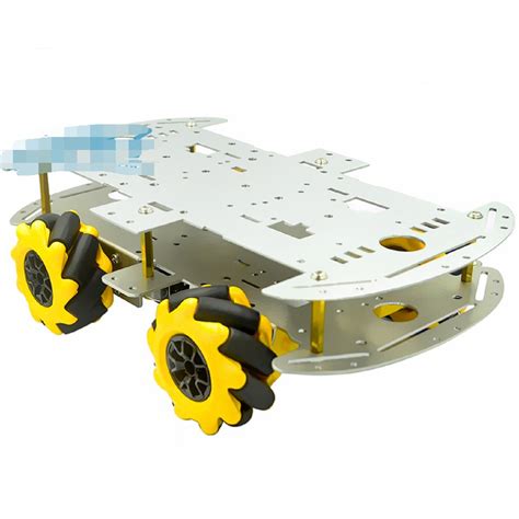 2 Layer 60mm Mecanum Wheel Robot Car Chassis Kit