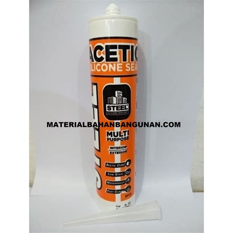 Jual Lem Silicone Sealent Glue Clear Ml Acetic Botol Silikon Asam