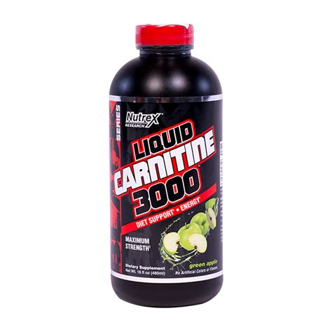 SUPLEMENTO CARNITINA LÍQUIDA NUTREX MANZANA